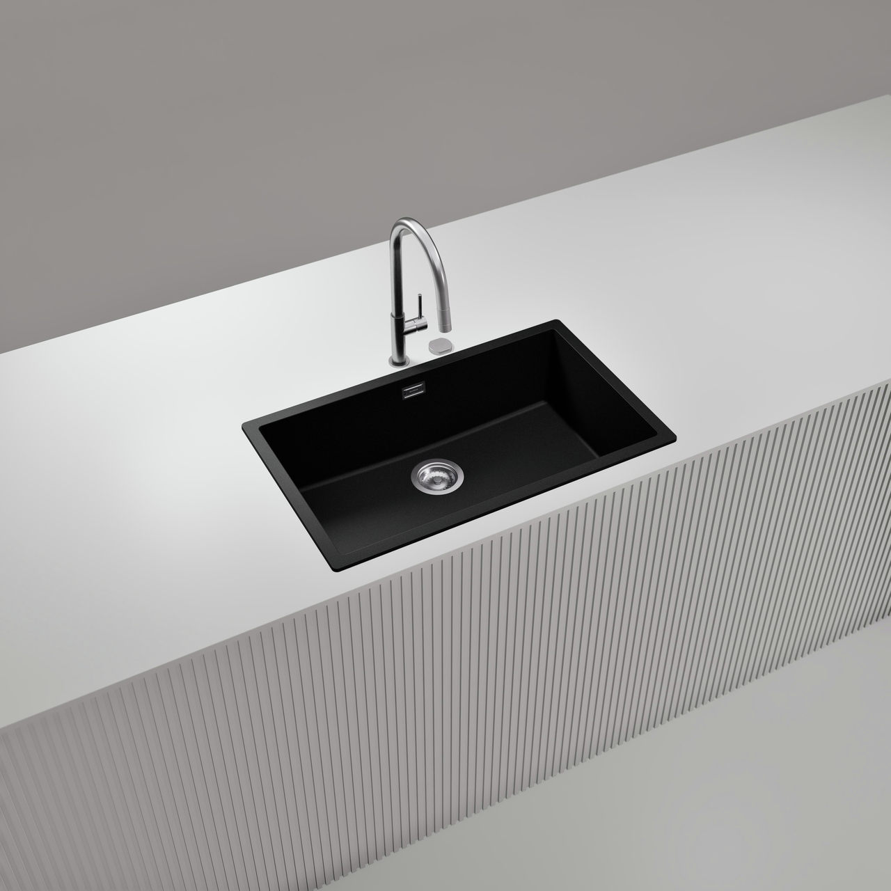 Dřez FORMHAUS D-100LS NERO